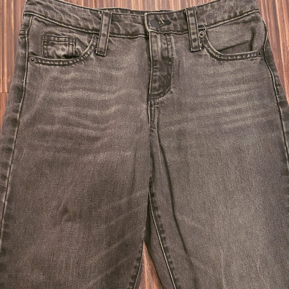 Grey High Waist Mom Jean